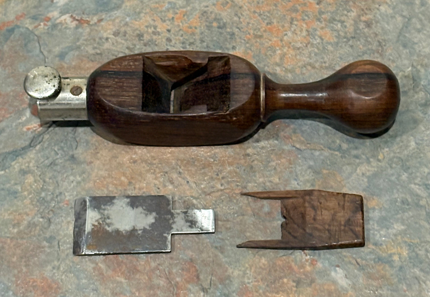 GLADWIN'S PATENT ROSEWOOD COMBINATION TOOL HANDLE, CA. 1878