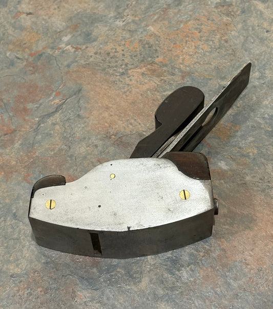 AMAZING CONVEX CAST STEEL ROSEWOOD INFILL PLANE, ENGLISH, SOLID & HEAVY