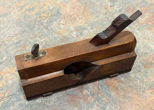 ANTIQUE J.W. PEARCE FILLETSTER PLANE DATED 1848, ROSEWOOD FENCE & WEDGE !!!