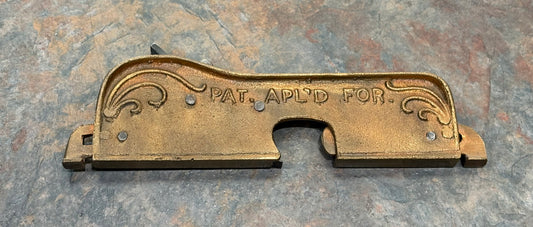 ANTIQUE GREEN GAUGE LOCK & BUTT ROUTER PLANE, GUNMETAL VERSION,FOR HINGES