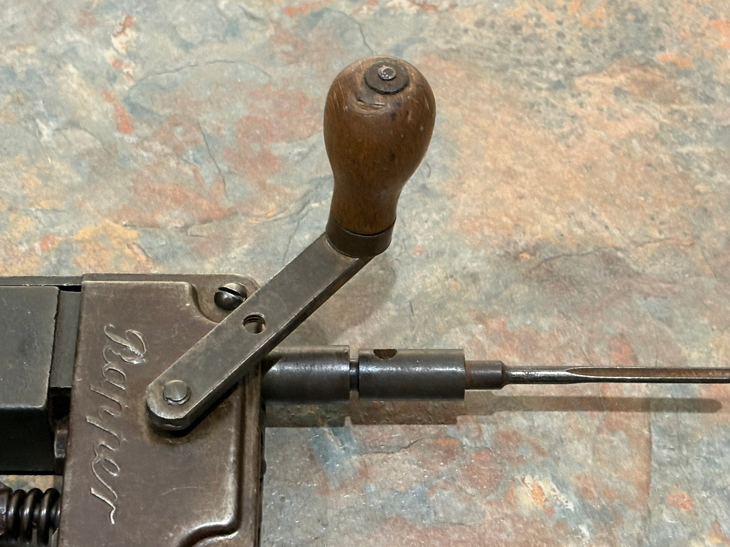ANTIQUE " THE RAPPER " HAMMER DRILL, ENGLAND, PATENTED
