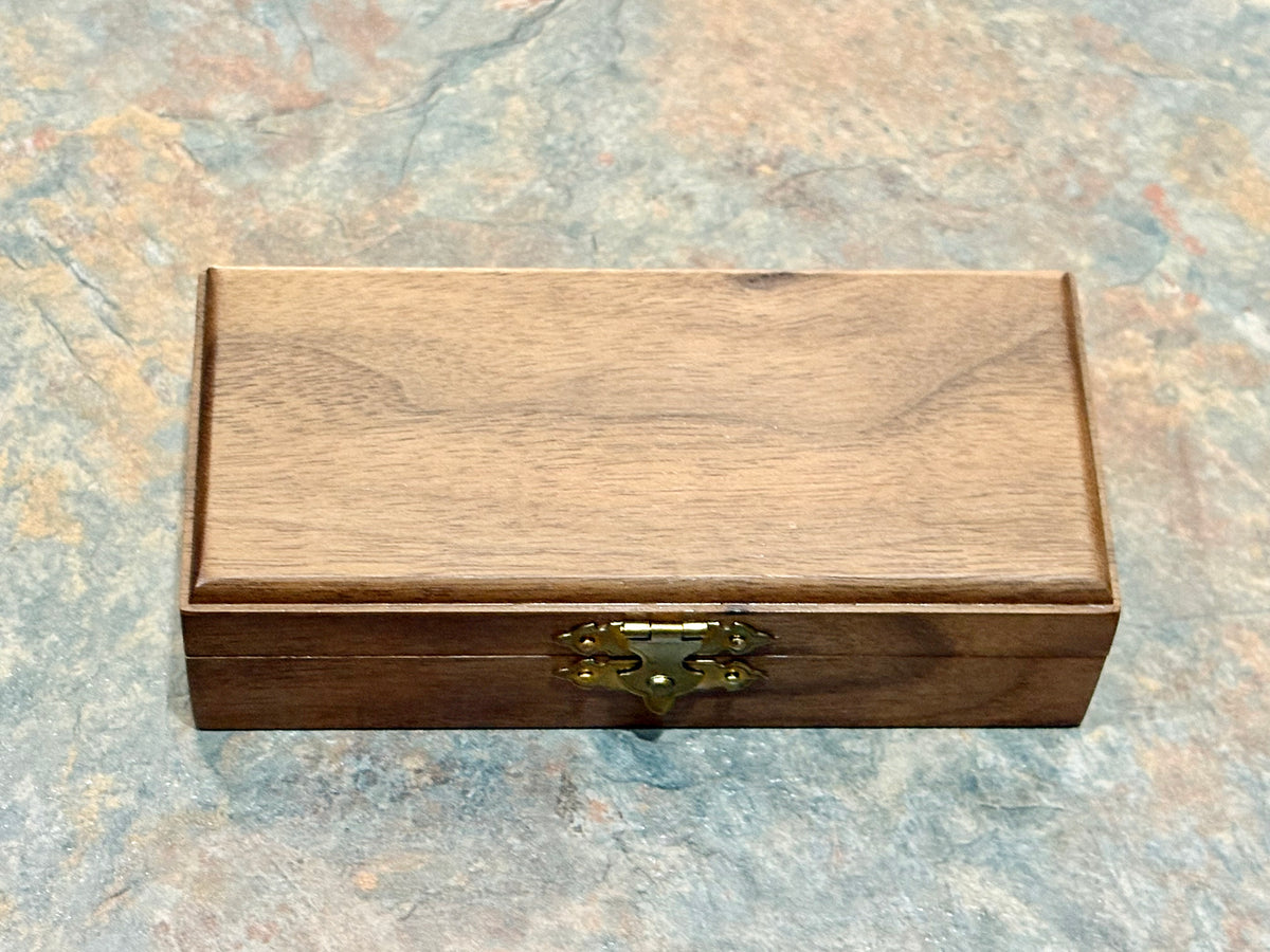 BOXED SET OF MINIATURE BRASS & IVORY PLUMB BOBS BY LESTER MARTY PNTC