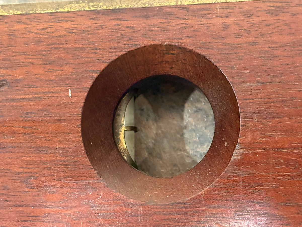 ANTIQUE STRATTON BROS. 26" BRASS BOUND ROSEWOOD LEVEL WITH LABEL, NEAR MINT!, NO.1