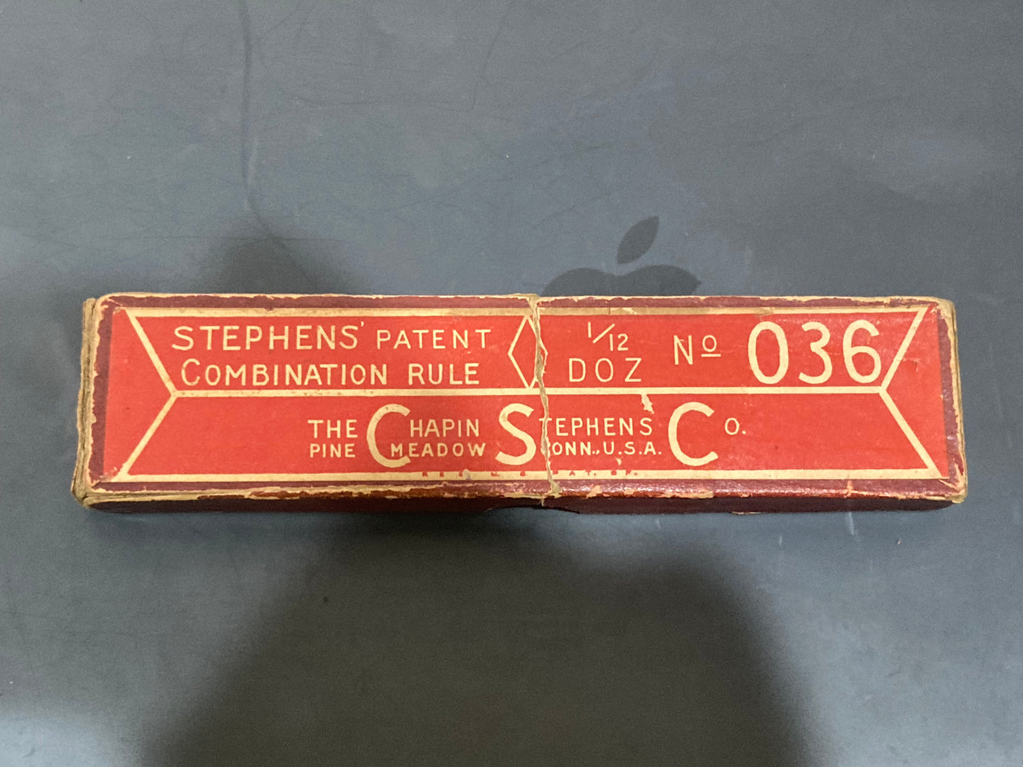 STEPHENS PATENT COMBINATION RULE 036 IN ORIGINAL RED LABEL BOX