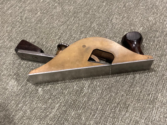 POPPING BULLNOSE RABBET PLANE SOLID BRONZE