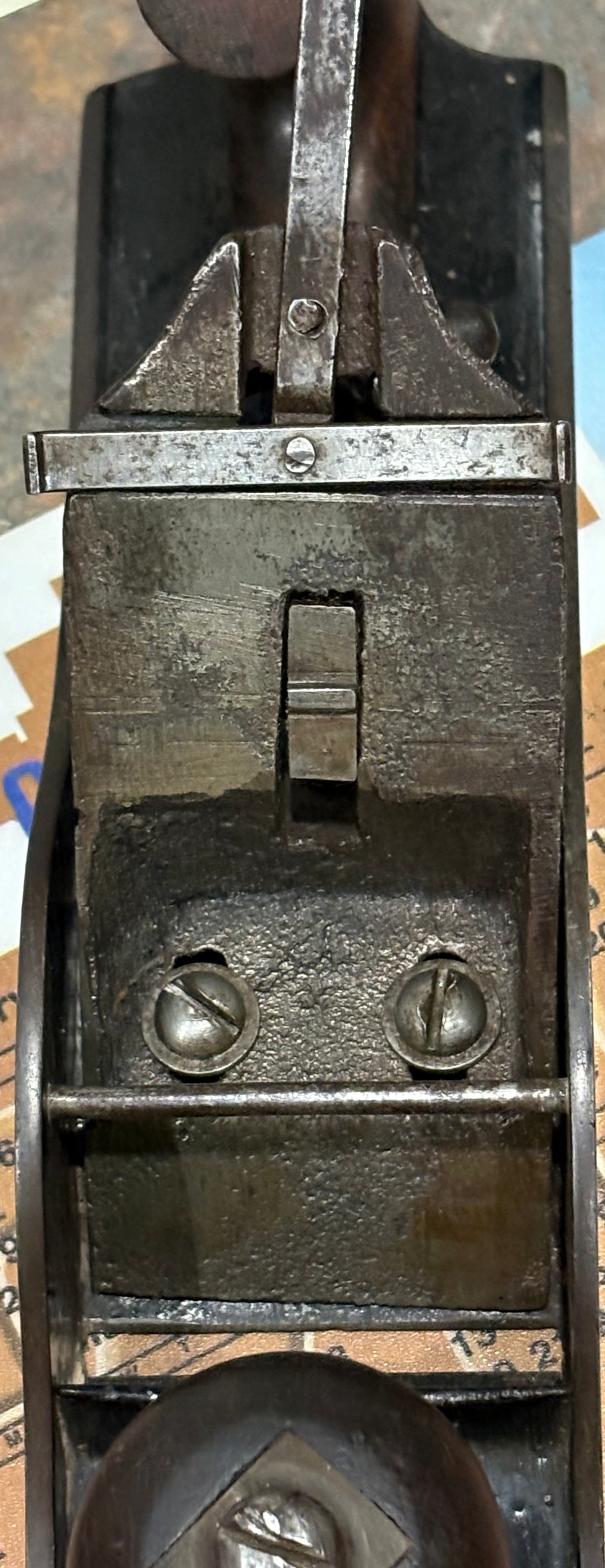 HAYWORTH'S PATENT PLANE, BIRMINGHAM PLANE CO., VERY RARE ADJUSTABLE MOUTH & FAUCET HANDLE