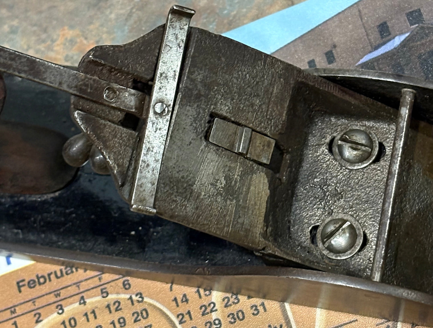 HAYWORTH'S PATENT PLANE, BIRMINGHAM PLANE CO., VERY RARE ADJUSTABLE MOUTH & FAUCET HANDLE