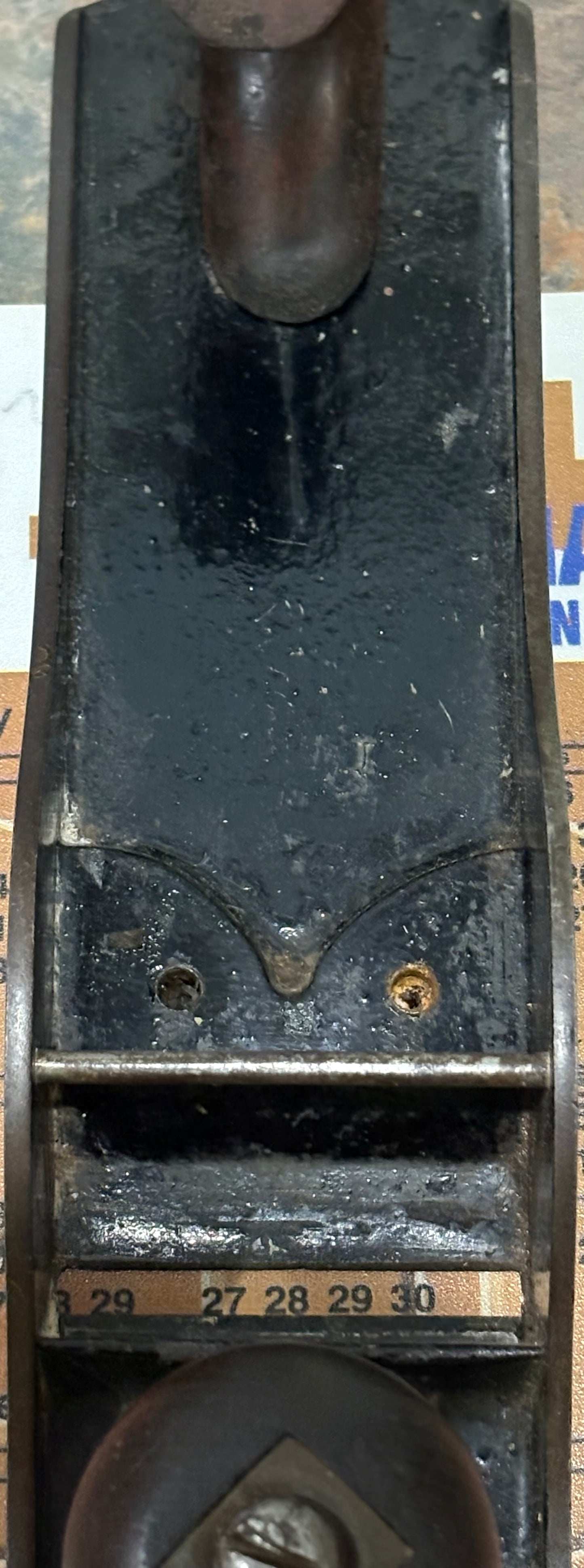 HAYWORTH'S PATENT PLANE, BIRMINGHAM PLANE CO., VERY RARE ADJUSTABLE MOUTH & FAUCET HANDLE