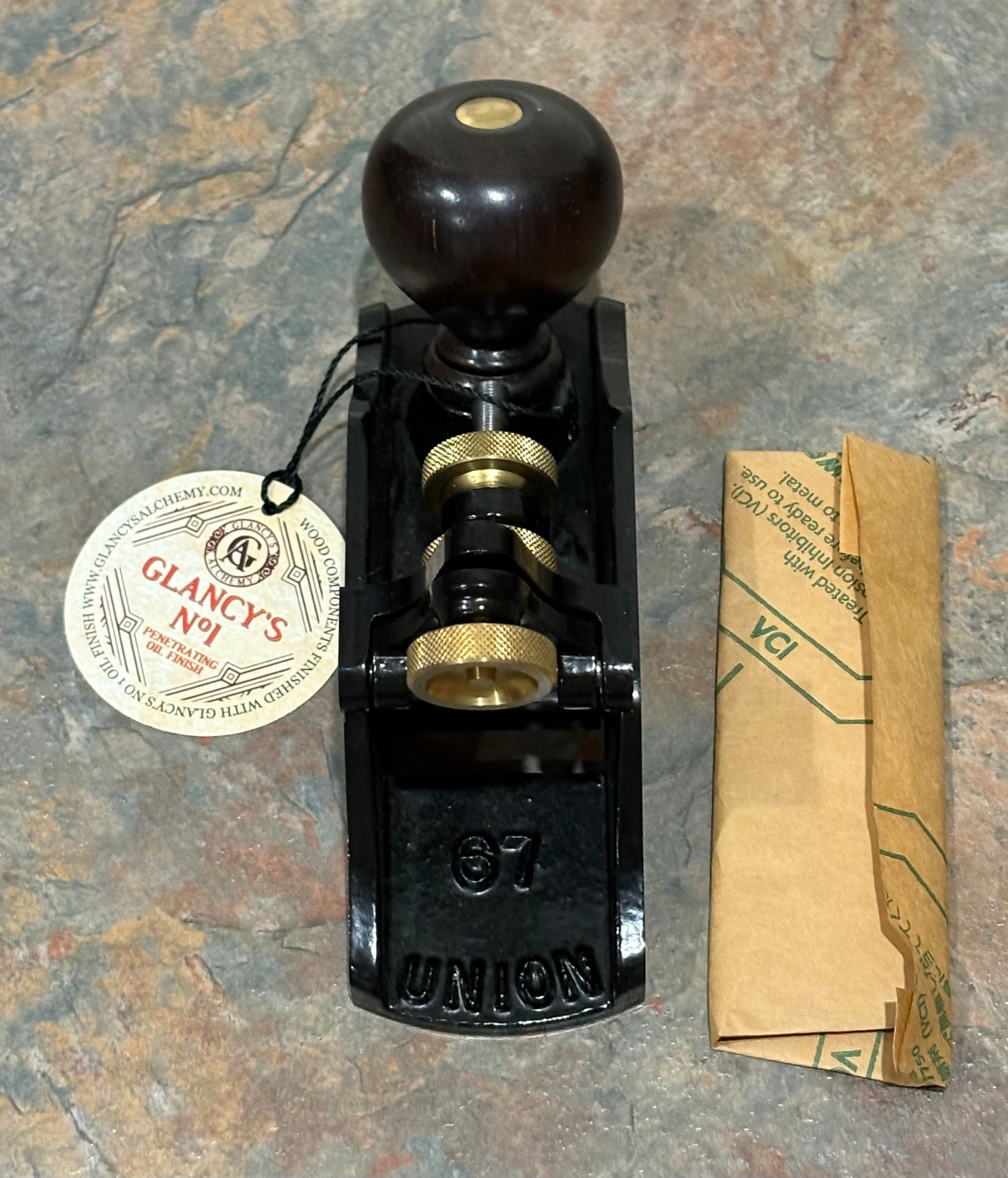 BEAUTIFUL UNION MFG. CO. SP NO. 67 SCRAPER PLANE - 1 OF ONLY 32 MADE, IOB