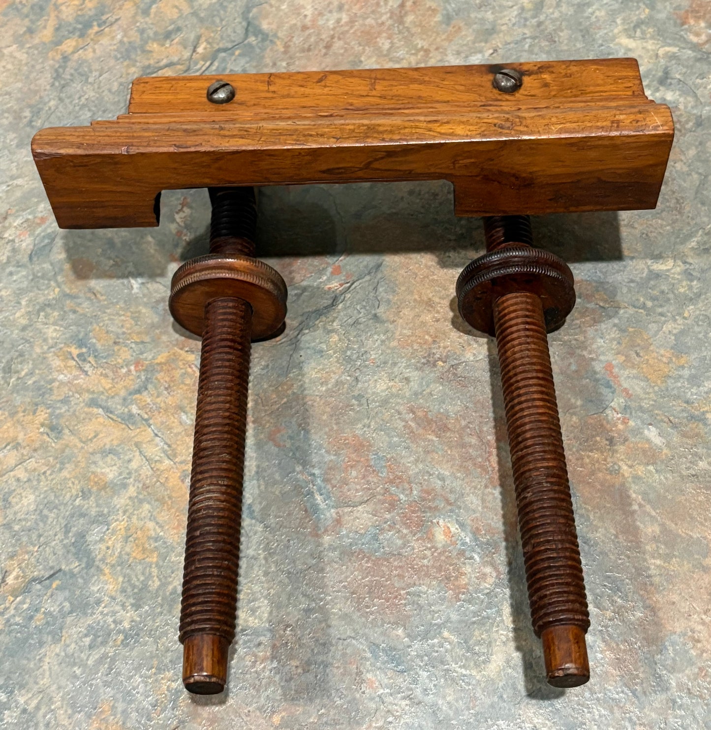 SANDUSKY TOOL CO. SOLID ROSEWOOD PLOW PLANE WITH SET OF 8 BLADES