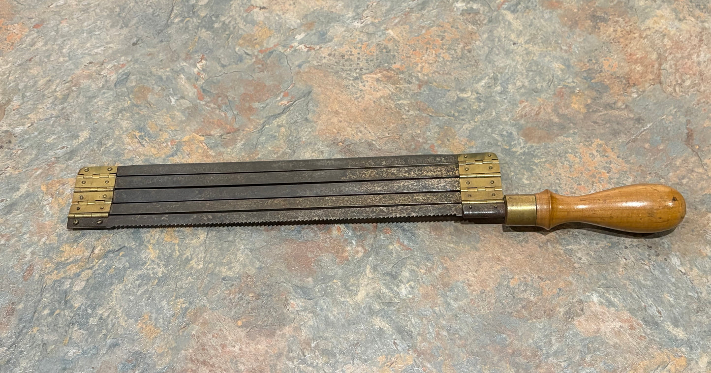 UNIQUE COPING / HACK SAW  ? NEVER SEEN ANOTHER 16 3/4" LONG, UNMARKED