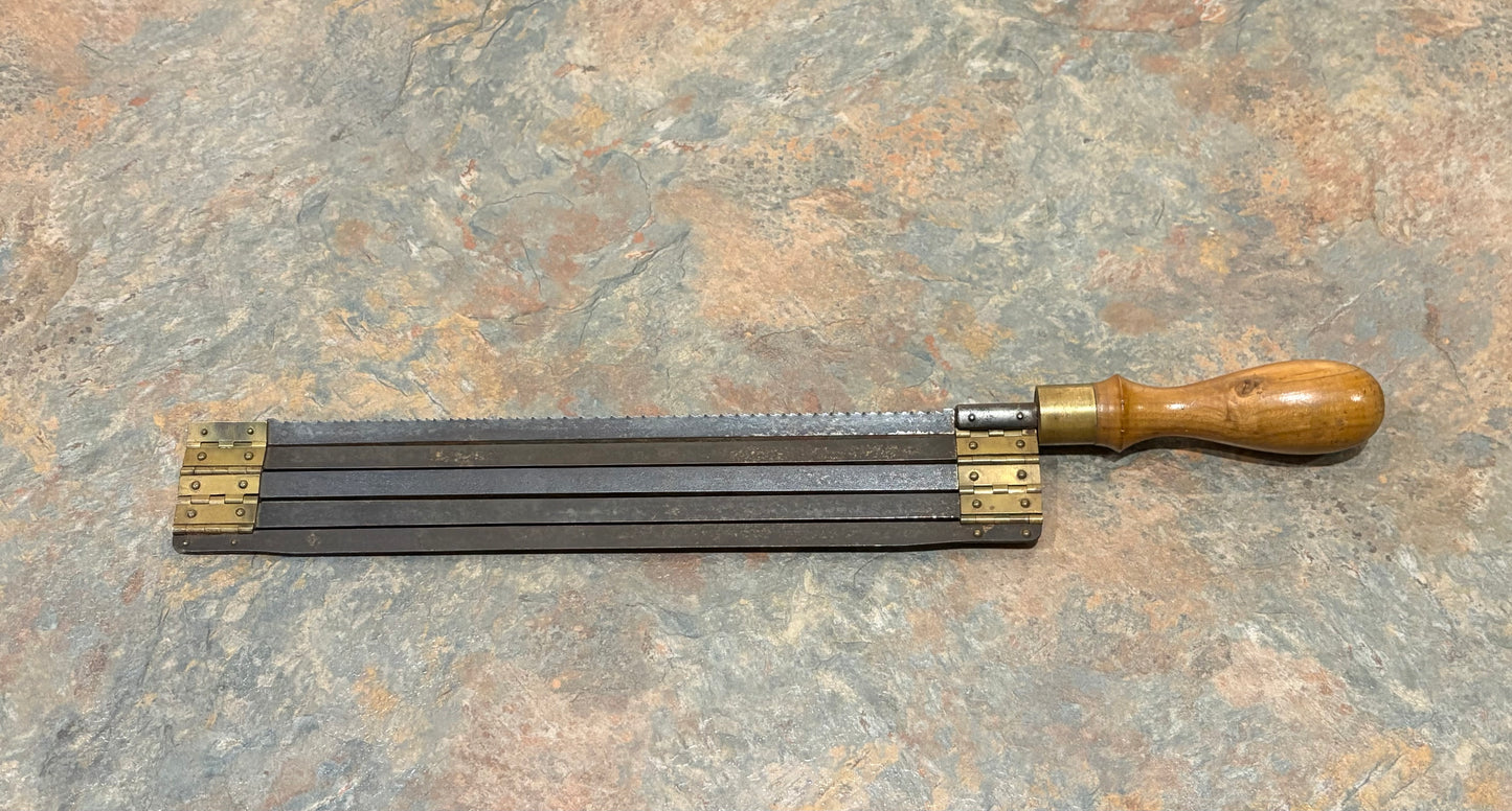 UNIQUE COPING / HACK SAW  ? NEVER SEEN ANOTHER 16 3/4" LONG, UNMARKED