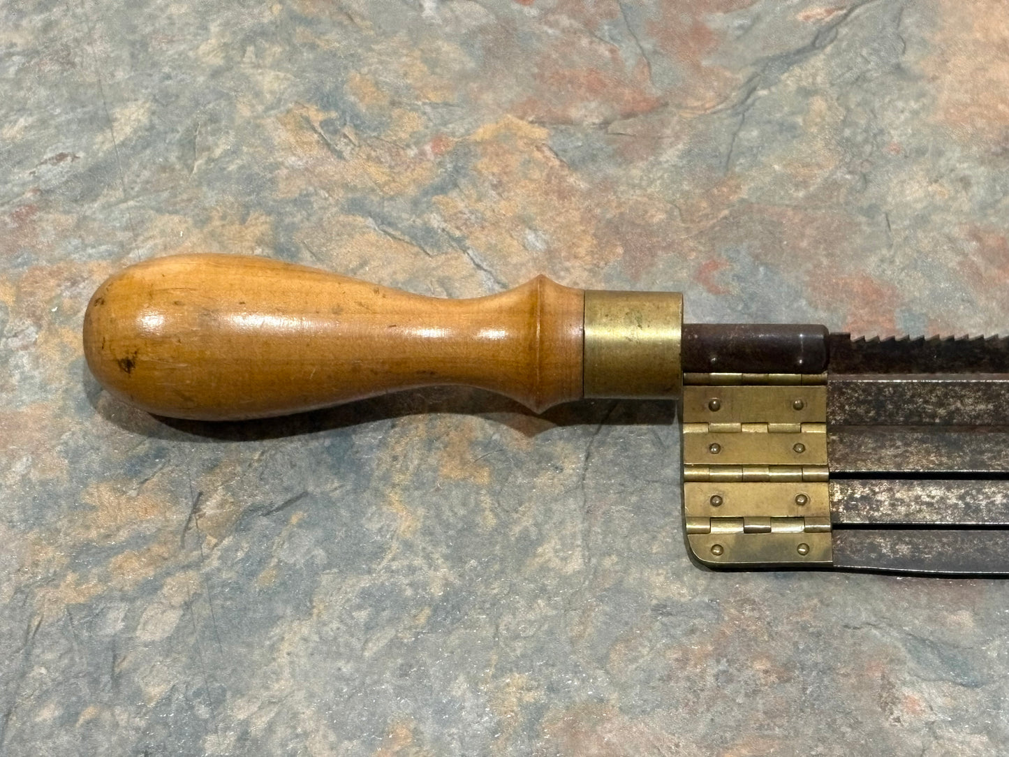 UNIQUE COPING / HACK SAW  ? NEVER SEEN ANOTHER 16 3/4" LONG, UNMARKED