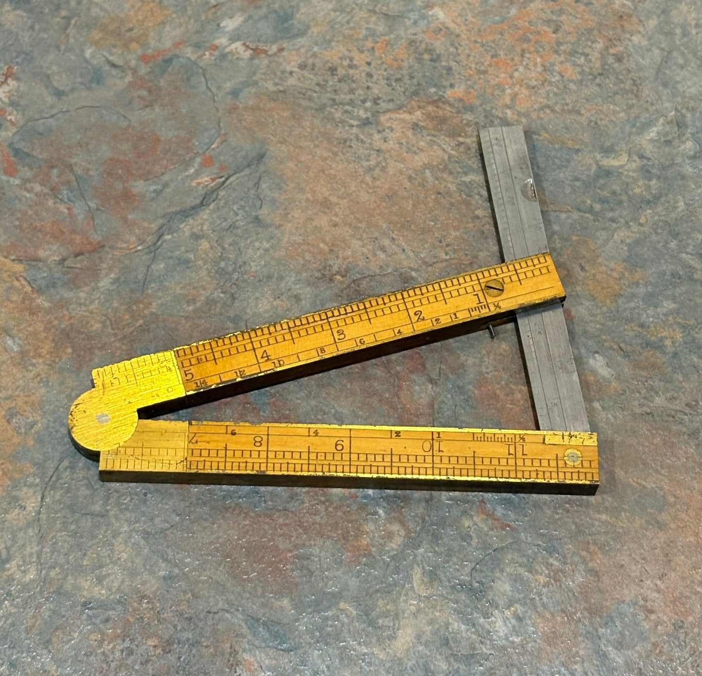 MINT "THE CHAPIN STEPHENS CO. " NO. 036 COMBINATION RULE IN ORIGINAL RED BOX !!!