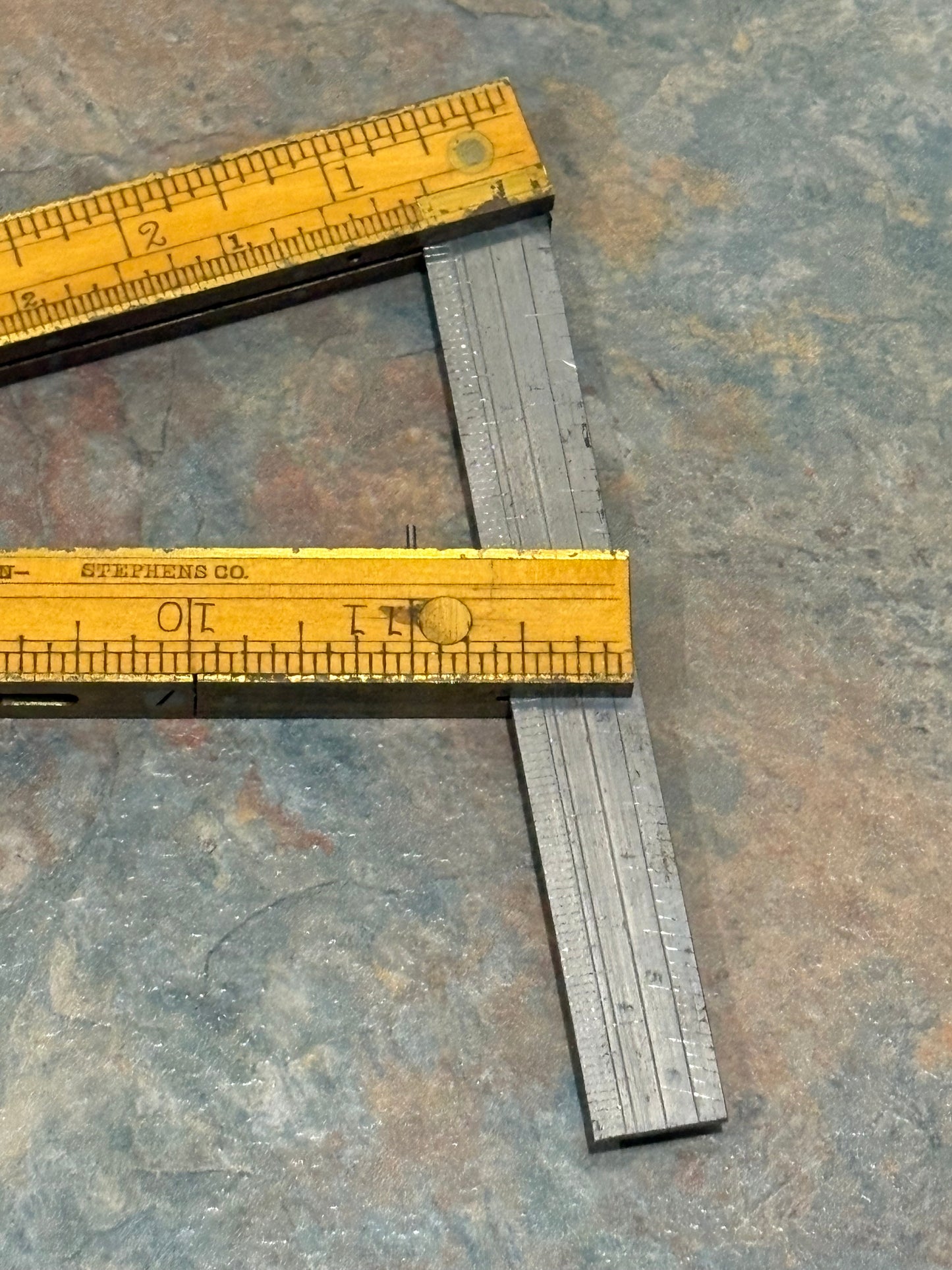 MINT "THE CHAPIN STEPHENS CO. " NO. 036 COMBINATION RULE IN ORIGINAL RED BOX !!!