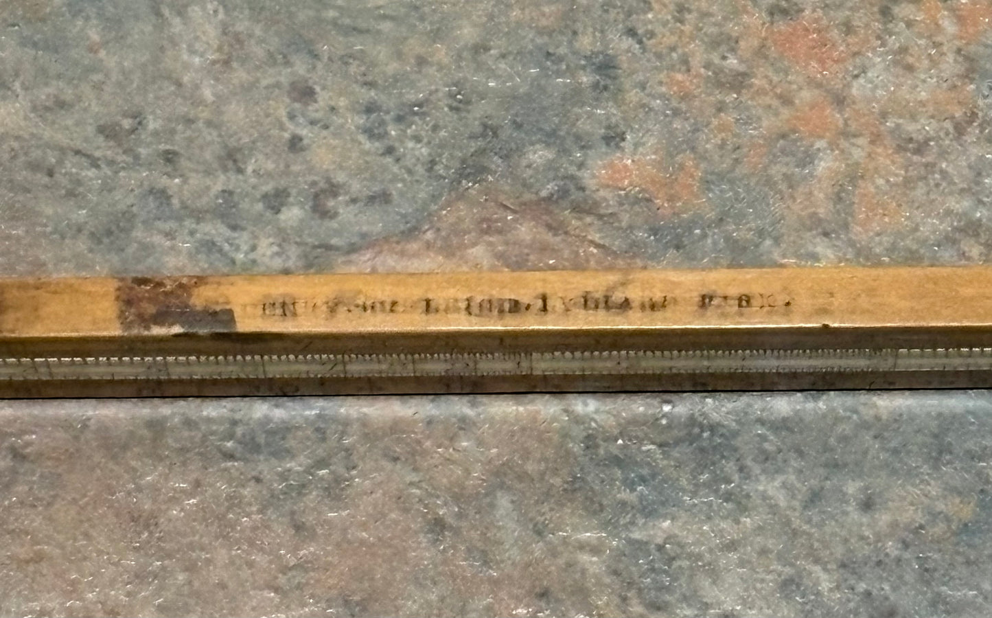 T COULSELL 2' 3 FOLD BOXWOOD TIMBER RULE, IVORY LOG SLIDE, 1815-1836, LONDON