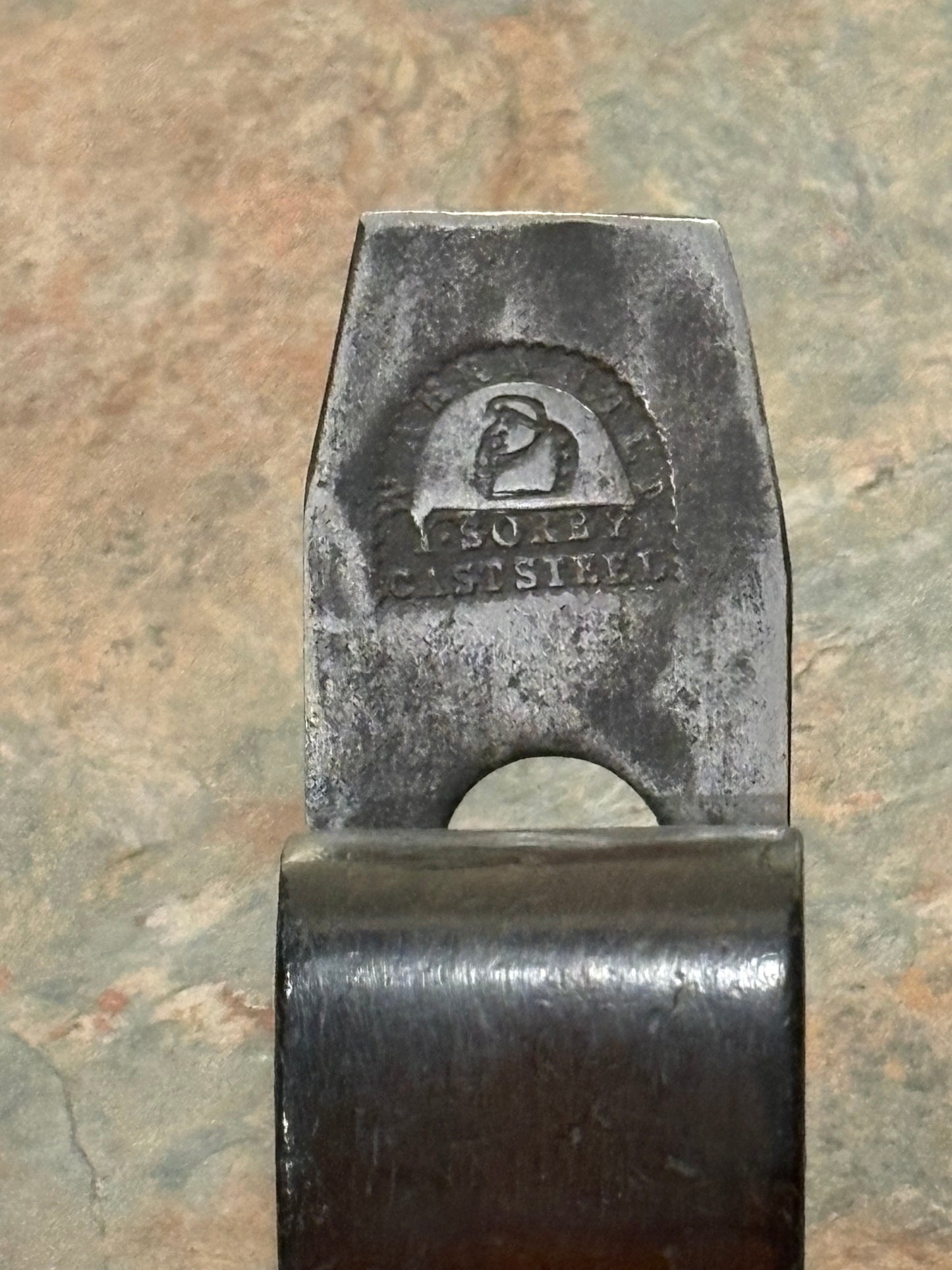 AMAZING CONVEX CAST STEEL ROSEWOOD INFILL PLANE, ENGLISH, SOLID & HEAVY