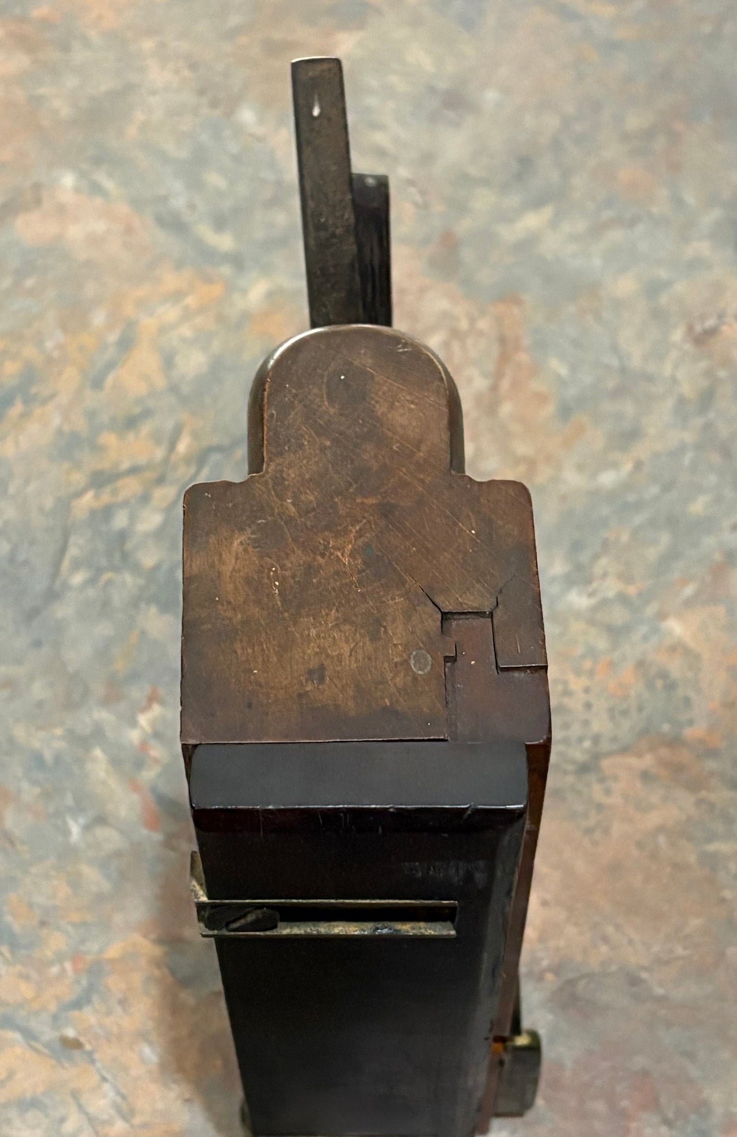 ANTIQUE J.W. PEARCE FILLETSTER PLANE DATED 1848, ROSEWOOD FENCE & WEDGE !!!