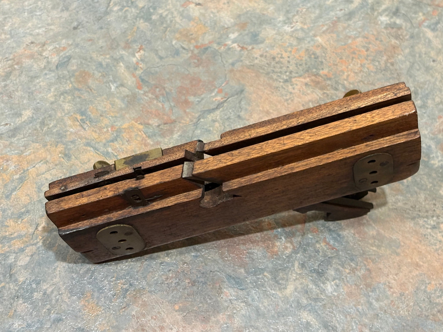 EXTREMELY RARE DUVAL'S PATENTED ADJUSTABLE DADO PLANE, PAT. 1869