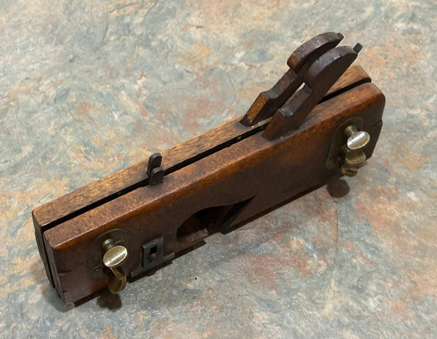 EXTREMELY RARE DUVAL'S PATENTED ADJUSTABLE DADO PLANE, PAT. 1869