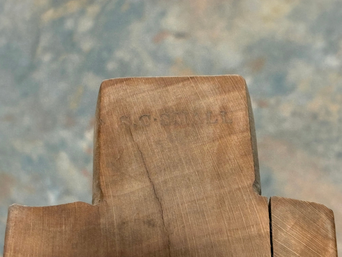 VERY UNUSUAL MOULDING PLANE, S.C. SMALL, UNRATED MAKER CA. 1850 !!!