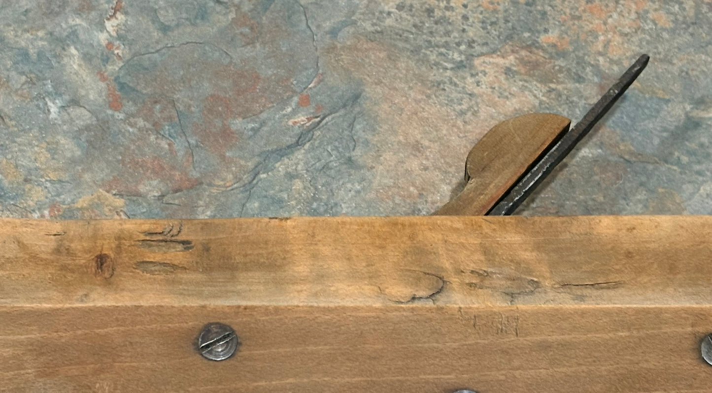 VERY UNUSUAL MOULDING PLANE, S.C. SMALL, UNRATED MAKER CA. 1850 !!!