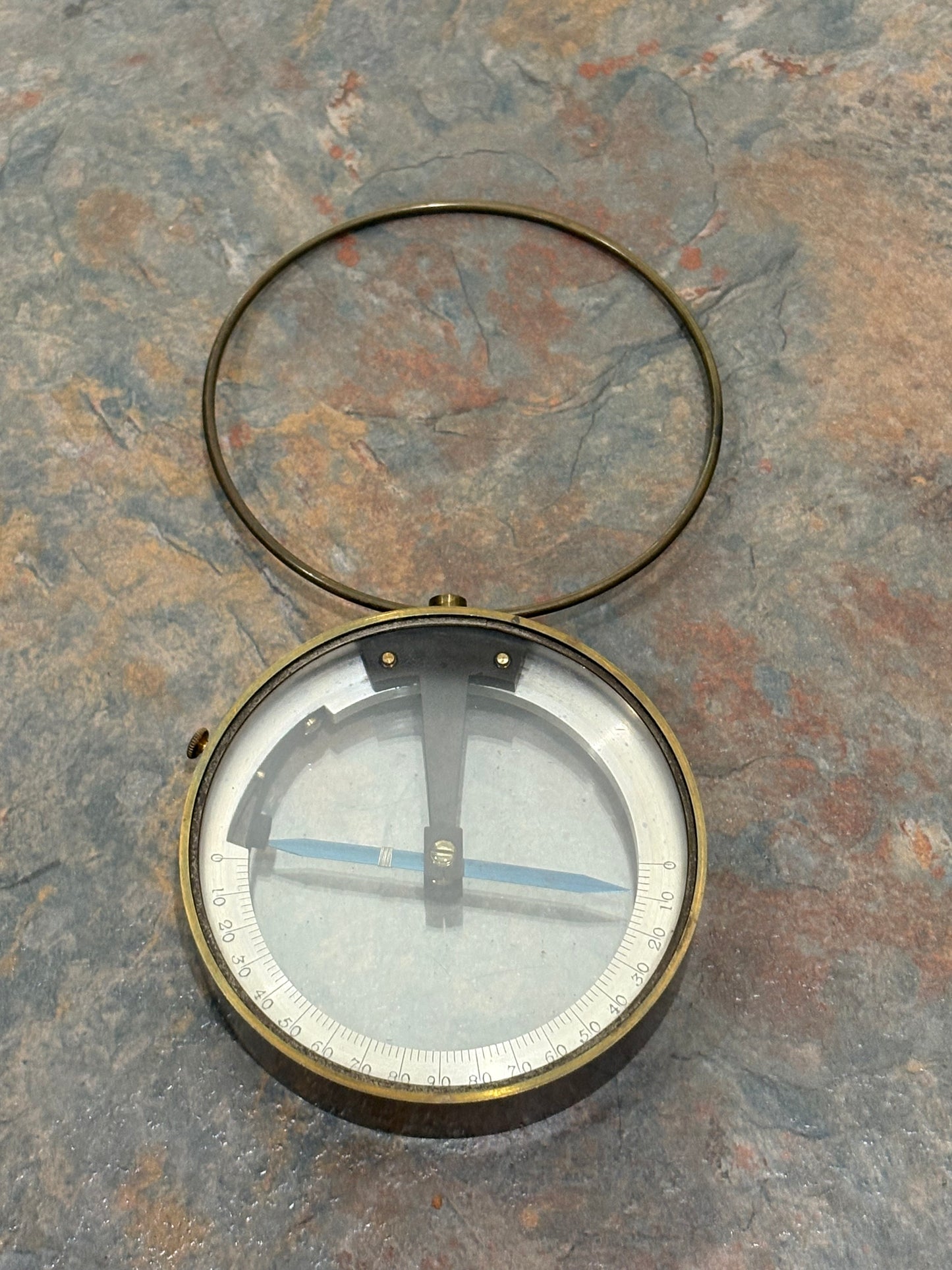 ANTIQUE J. PRENTICE, NEW YORK, SURVEYOR'S COMPASS, MINT IOB !! 1812-1888