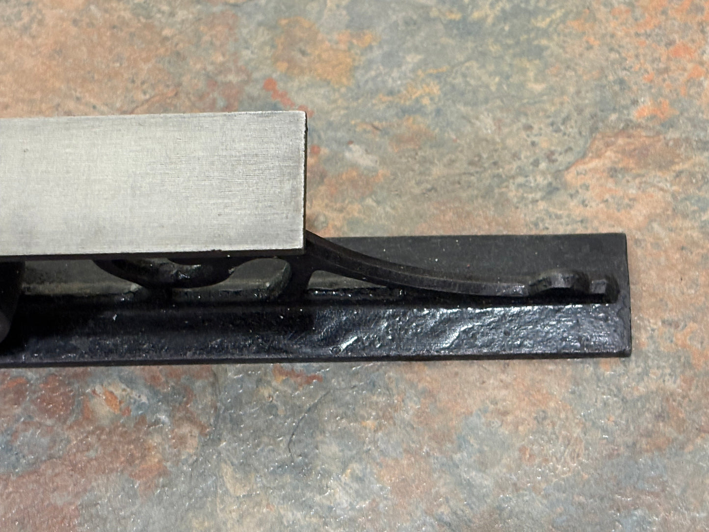 ANTIQUE DAVIS & COOK 18" PRETZEL LEVEL, VIALS WET, NO BROKEN CORNERS, EXCELLENT!!