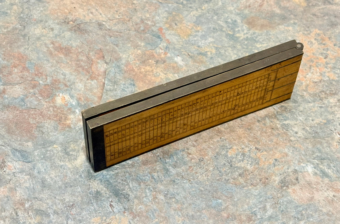 BOXWOOD FOLDING RULE CLINOMETER, TROUGHTON & SIMMS, LONDON, 1826-1915, WAY COOL !!!