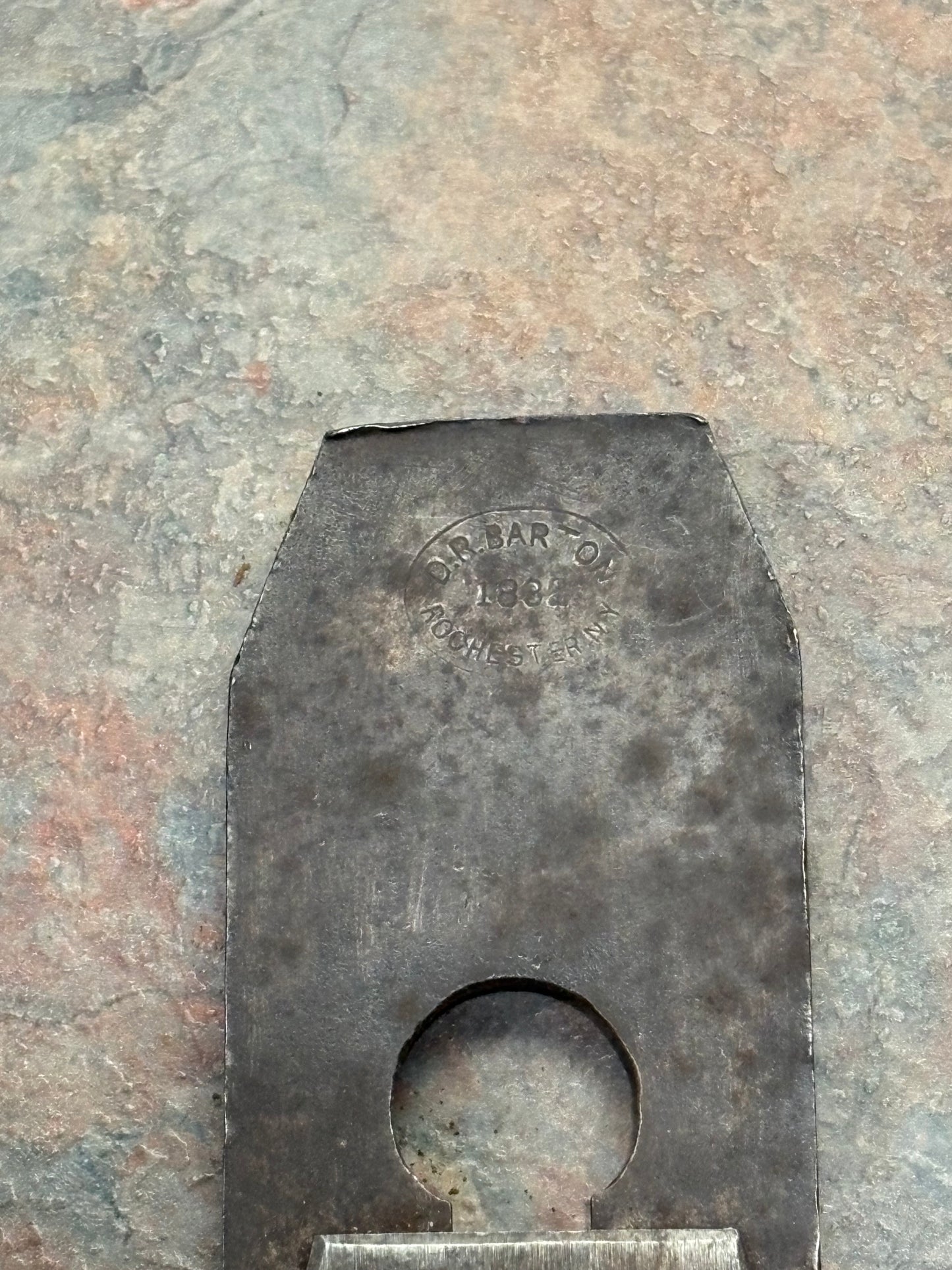 SANDUSKY MORRIS PATENT WAFFLE BOTTOM SMOOTH PLANE, PATENTED, EXCELLENT