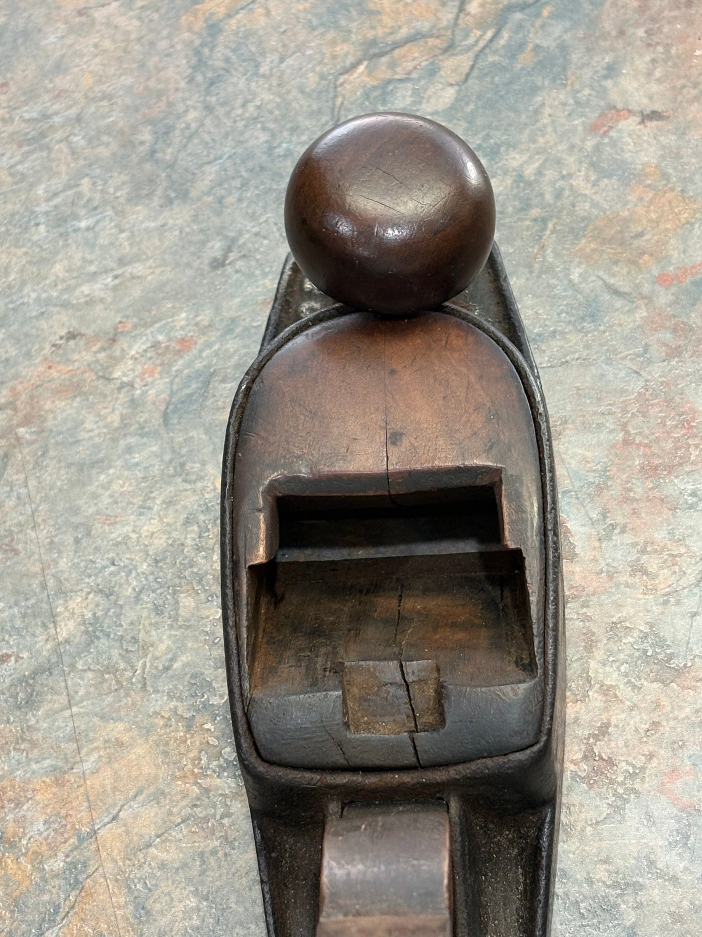 SANDUSKY MORRIS PATENT WAFFLE BOTTOM SMOOTH PLANE, PATENTED, EXCELLENT