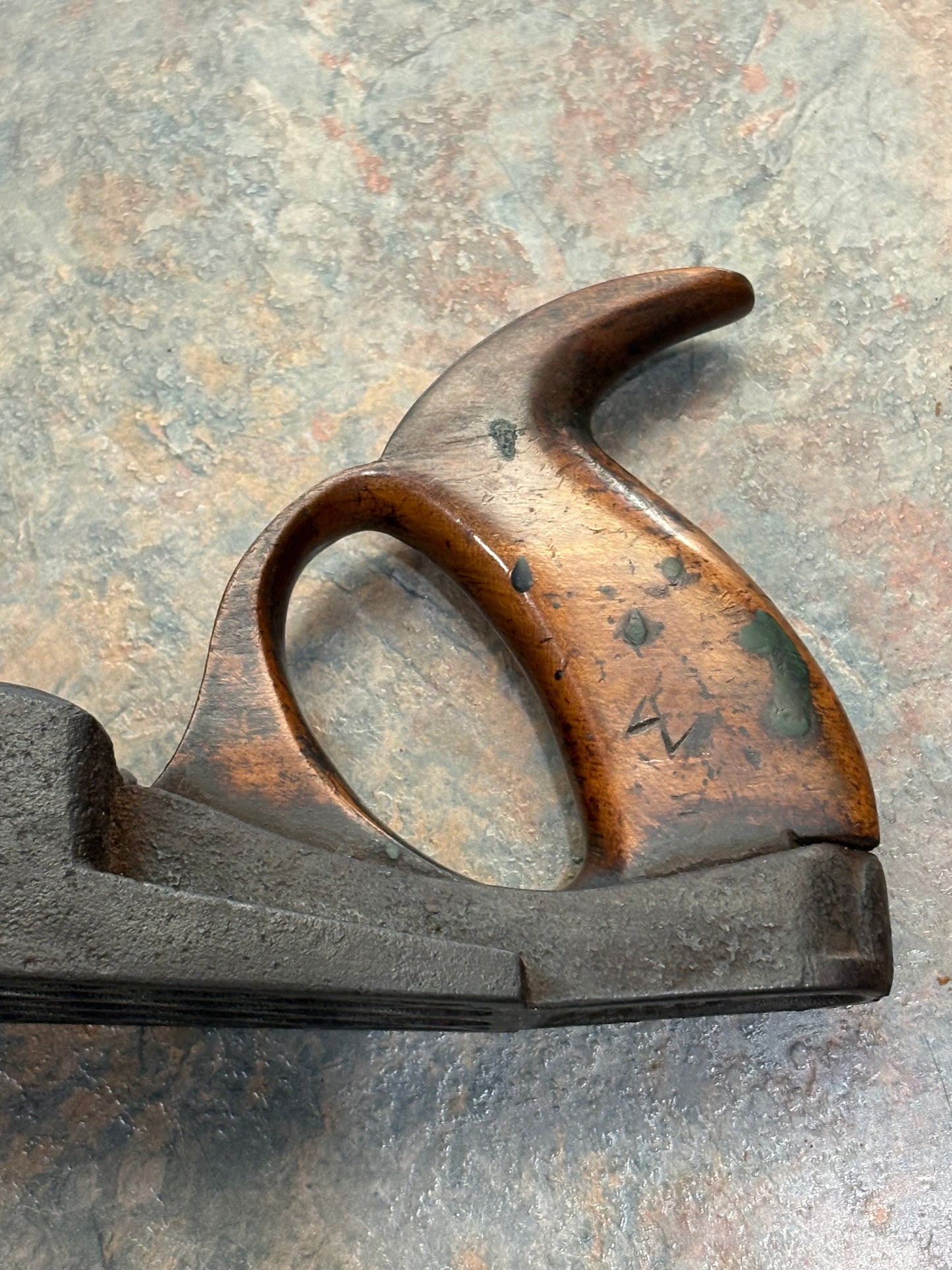 SANDUSKY MORRIS PATENT WAFFLE BOTTOM SMOOTH PLANE, PATENTED, EXCELLENT