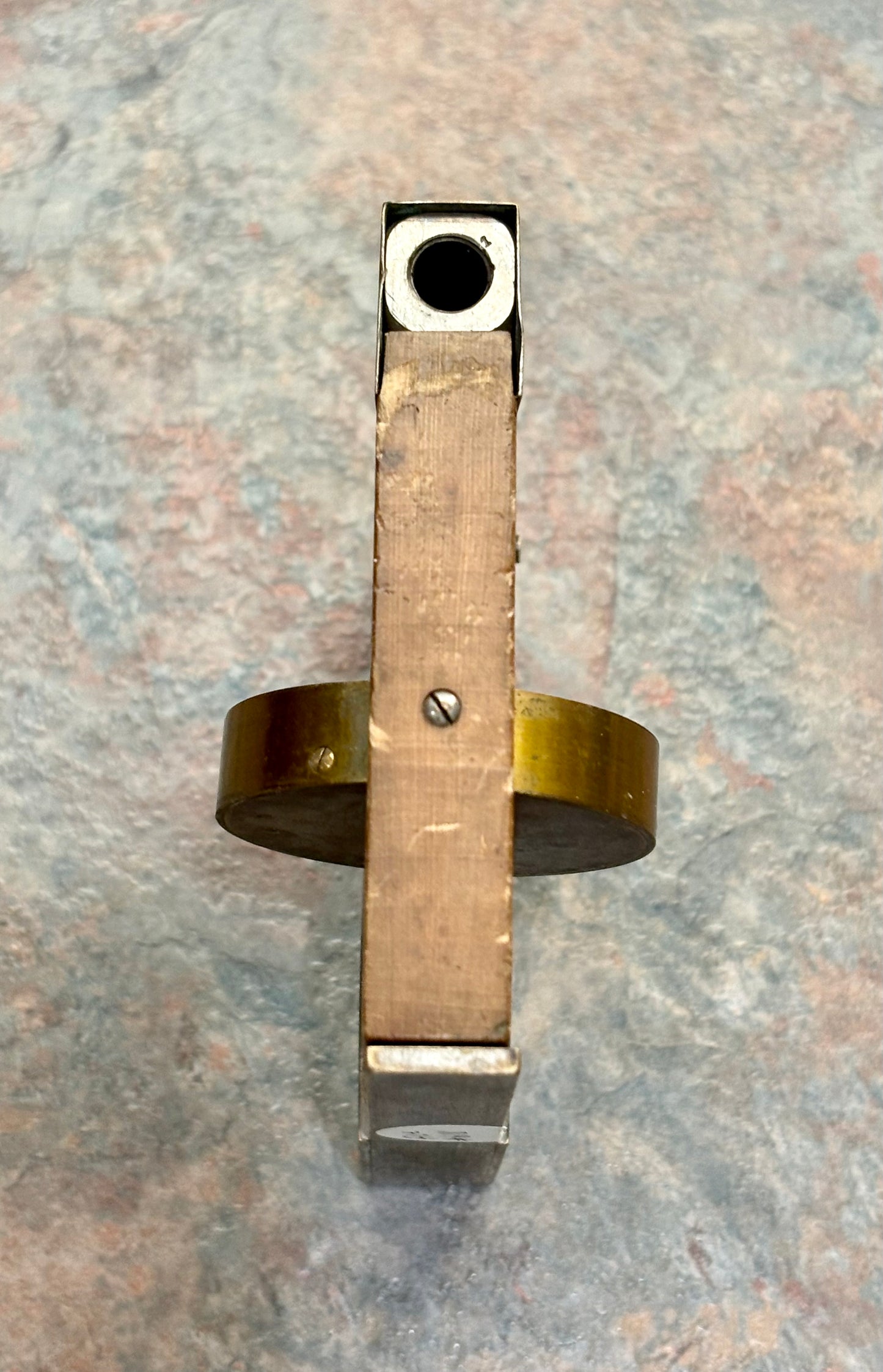 ANTIQUE UNMARKED MINERS / SURVEYORS 5" LEVEL, LIETZ MAKER ?, SIGHTS, COMPASS