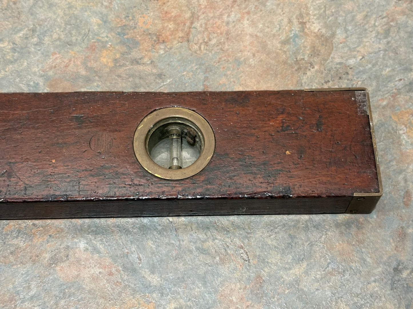 ANTIQUE UNIVERSAL LEVEL & TOOL CO., FRANK INCLINOMETER, PAT. AUG. 27, 1912, LIGHTED LEVEL