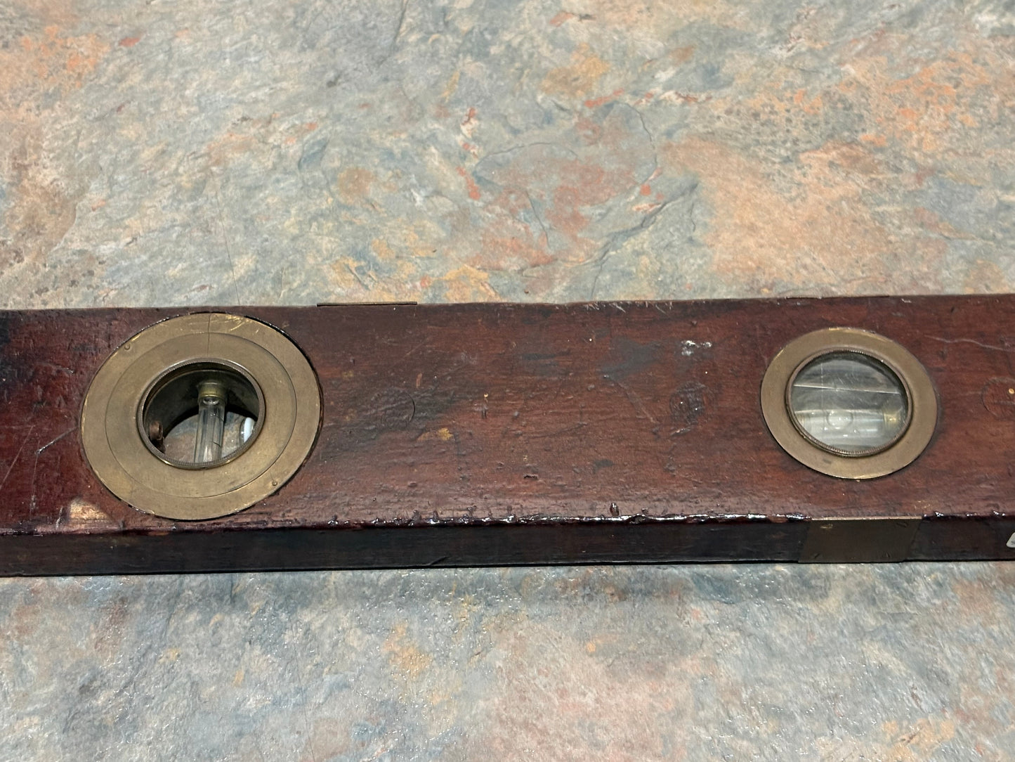 ANTIQUE UNIVERSAL LEVEL & TOOL CO., FRANK INCLINOMETER, PAT. AUG. 27, 1912, LIGHTED LEVEL