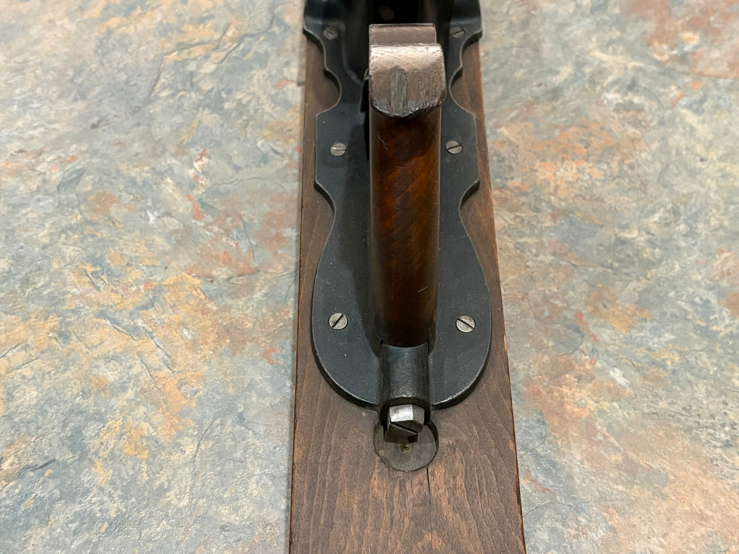 ANTIQUE LOWELL PLANE & TOOL CO., WORRALL'S PATENT, MAY 27, 1856, FORE PLANE, 22"