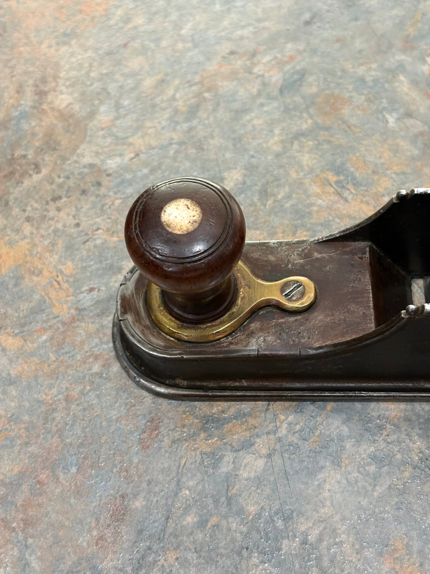 AMAZING ANTIQUE GERMAN OR ALSATIAN JACK PLANE, ROSEWOOD, IVORY, DAVID RUSSELL COLLECTION