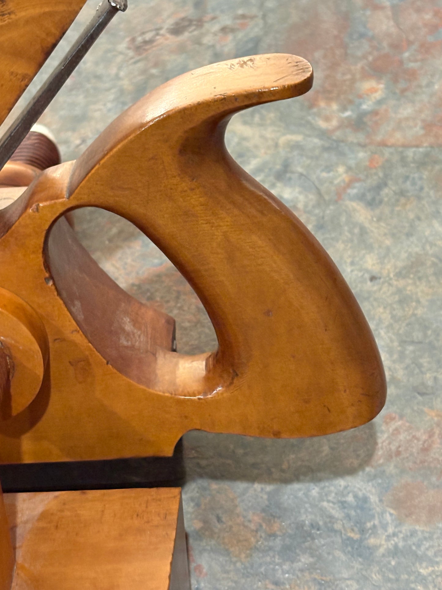 CASEY & CO., WARDWELL & CO. SOLID BOXWOOD IVORY TIPPED PLOW PLANE, STUNNING !!
