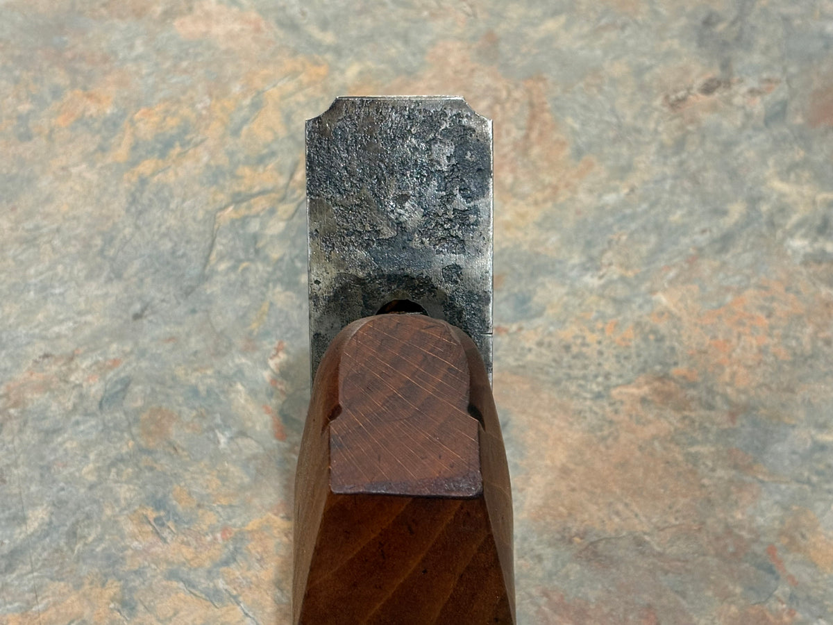 W.J. DEMOTTS, N.Y., E. DANBERRY, N.J., DUAL MARKED COMPASS MOULDING PLANE, 5*****
