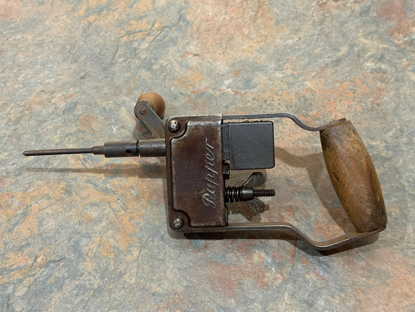 ANTIQUE " THE RAPPER " HAMMER DRILL, ENGLAND, PATENTED