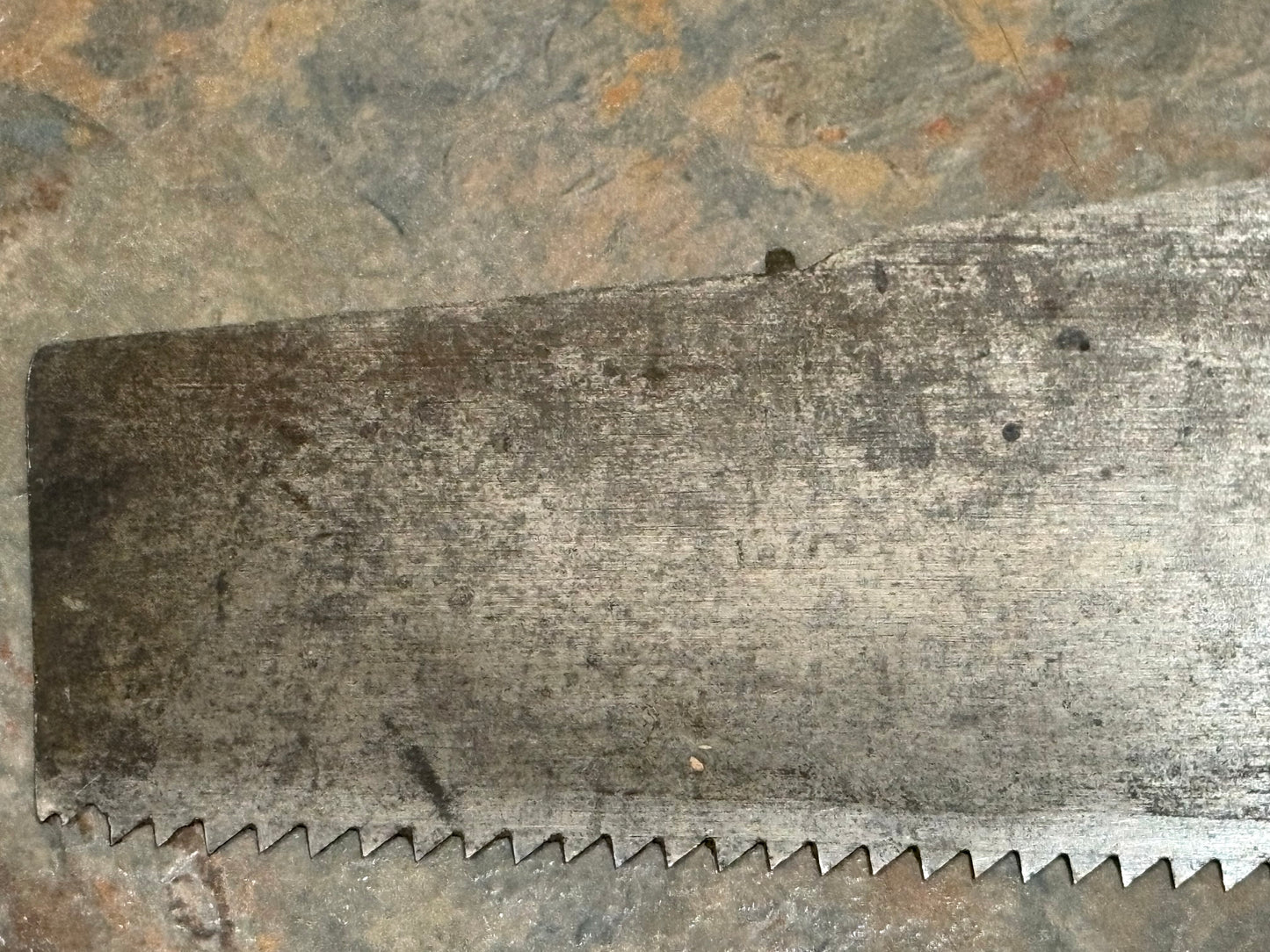 ANTIQUE 1915 PANAMA PACIFIC INTERNATIONAL EXPOSITION ETCHED HAND SAW WITH NIB