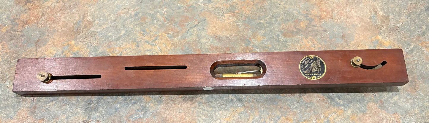 ANTIQUE OEHRLE LEVEL CO., 27" SELF COMPUTING FRAMING LEVEL & SQUARE, L@@K !!!
