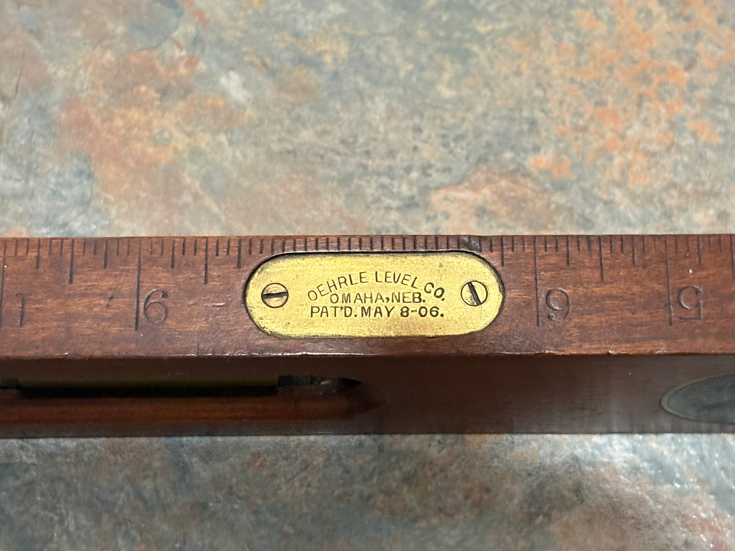 ANTIQUE OEHRLE LEVEL CO., 27" SELF COMPUTING FRAMING LEVEL & SQUARE, L@@K !!!