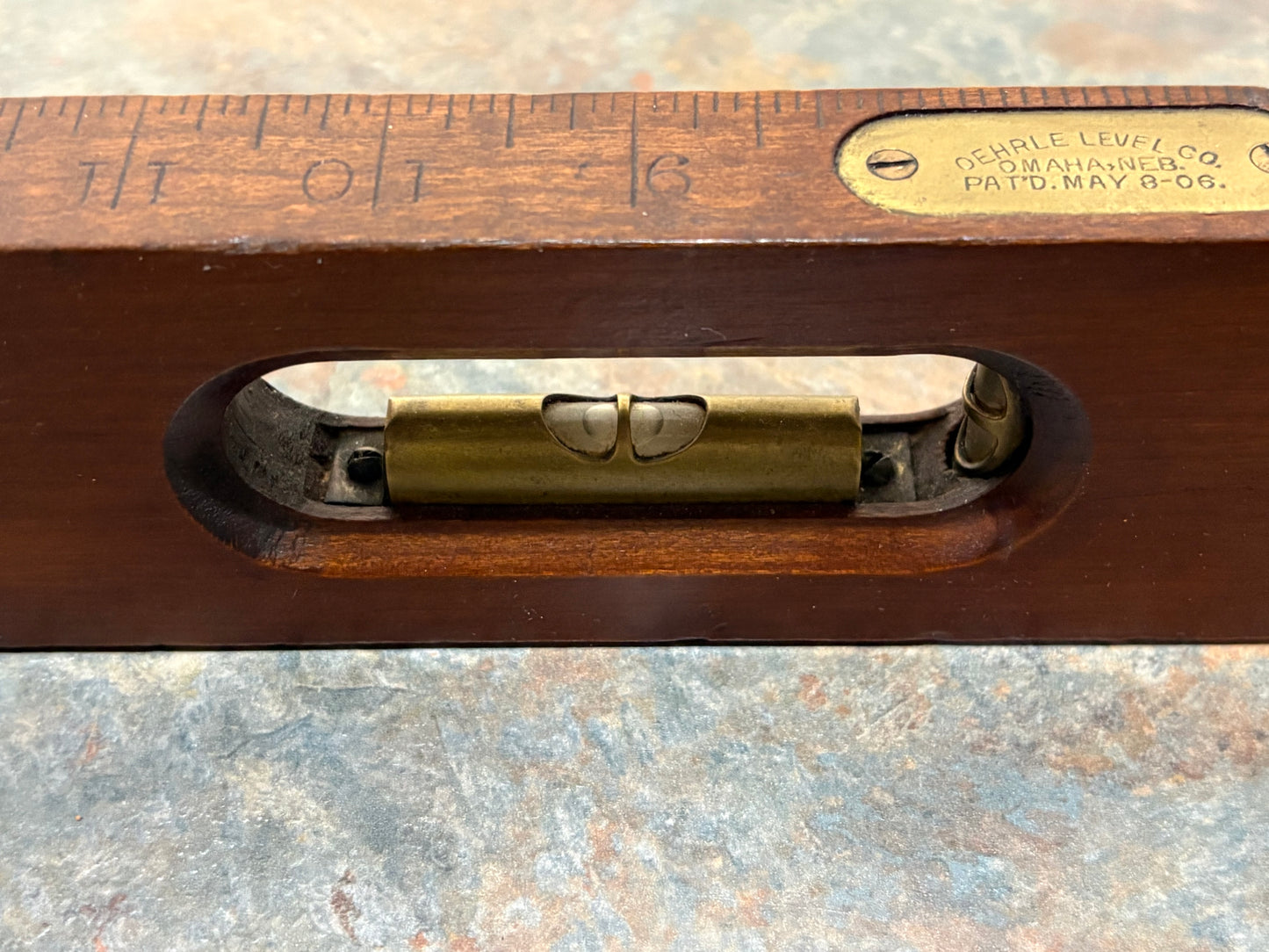 ANTIQUE OEHRLE LEVEL CO., 27" SELF COMPUTING FRAMING LEVEL & SQUARE, L@@K !!!