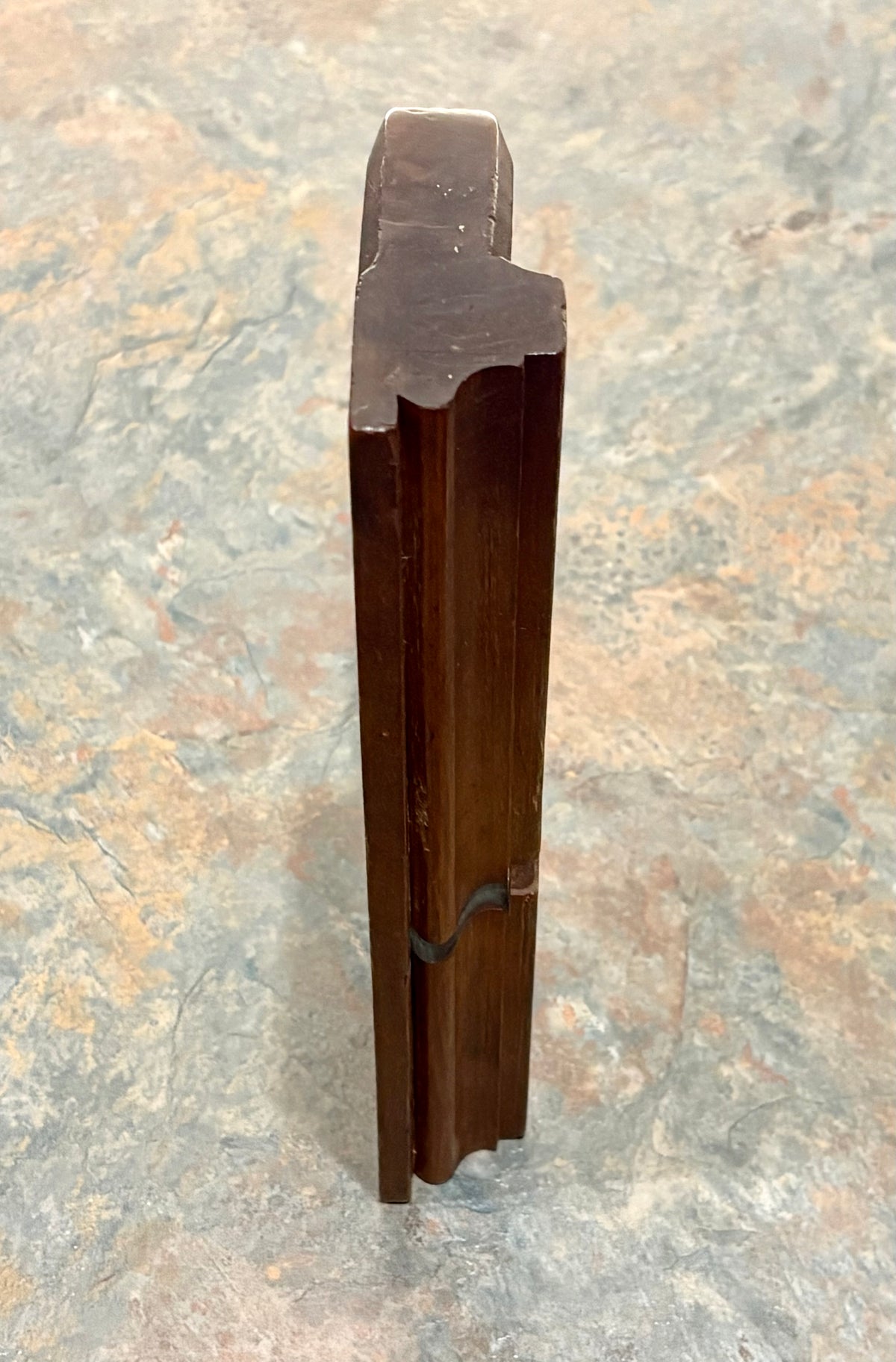 BEAUTIFUL H. WETHEREL 18TH C. 10" BIRCH COMPLEX MOULDING PLANE,1779-1795