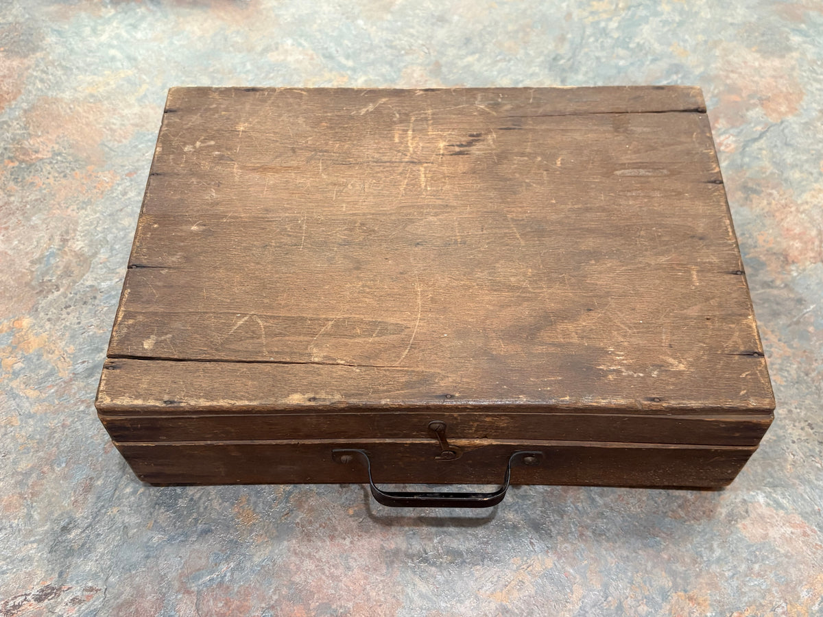 ANTIQUE PEARSON'S NAIL GUN IN " UNHEARD OF " ORIGINAL BOX WITH LABEL & INSTRUCTIONS !!!