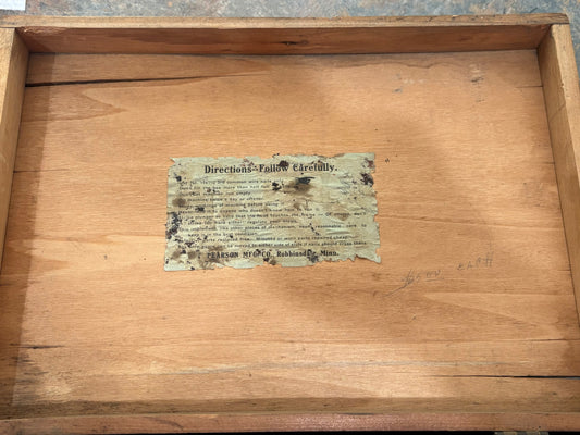 ANTIQUE PEARSON'S NAIL GUN IN " UNHEARD OF " ORIGINAL BOX WITH LABEL & INSTRUCTIONS !!!