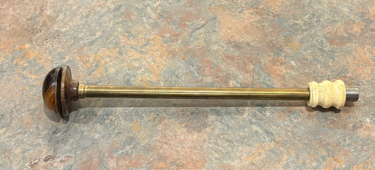 ANTIQUE A.H. REID, PHILAD., PUMP DRILL, PAT. 12/12/1882, ROSEWOOD HEAD, BONE HANDLE