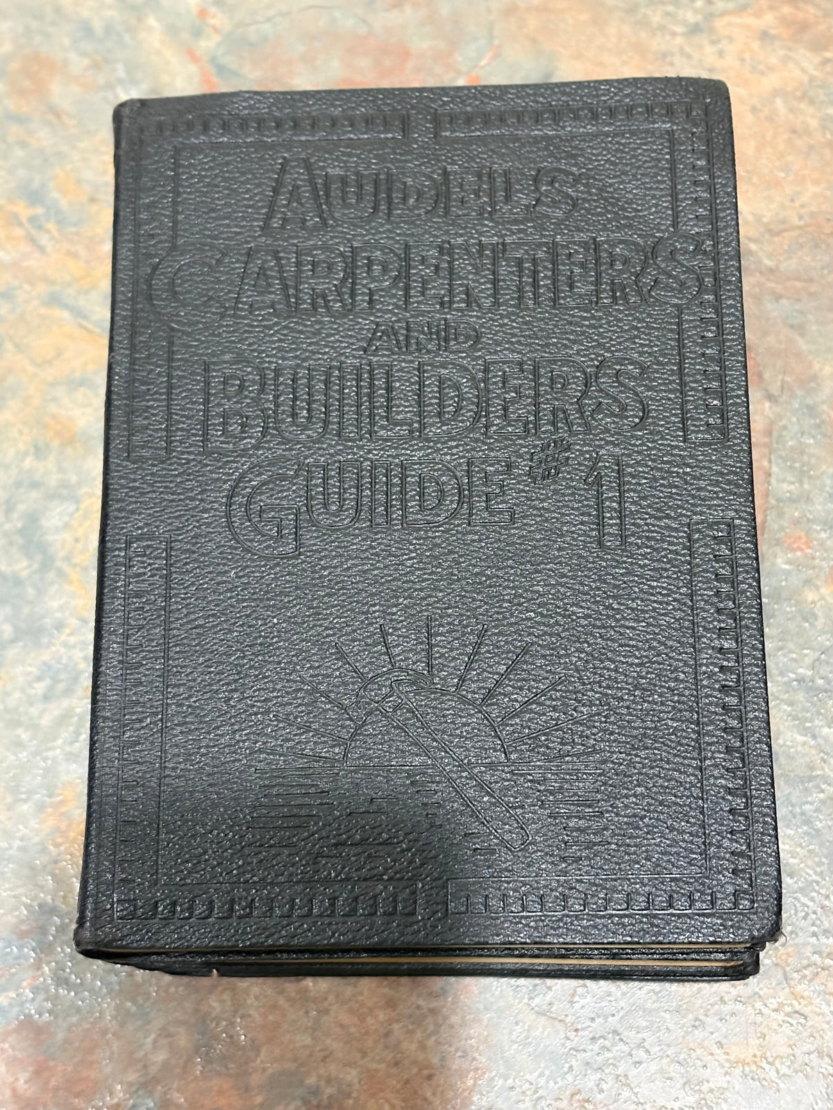 ANTIQUE AUDELS CARPENTERS AND BUILDERS GUIDE, VOL 2,3 & 4, GOLD GUILD EDGES, 1923