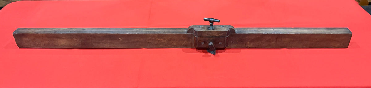 ANTIQUE LARGE 52" X 3" MAHOGANY SHIP BUILDERS PLANE / CROZE ??